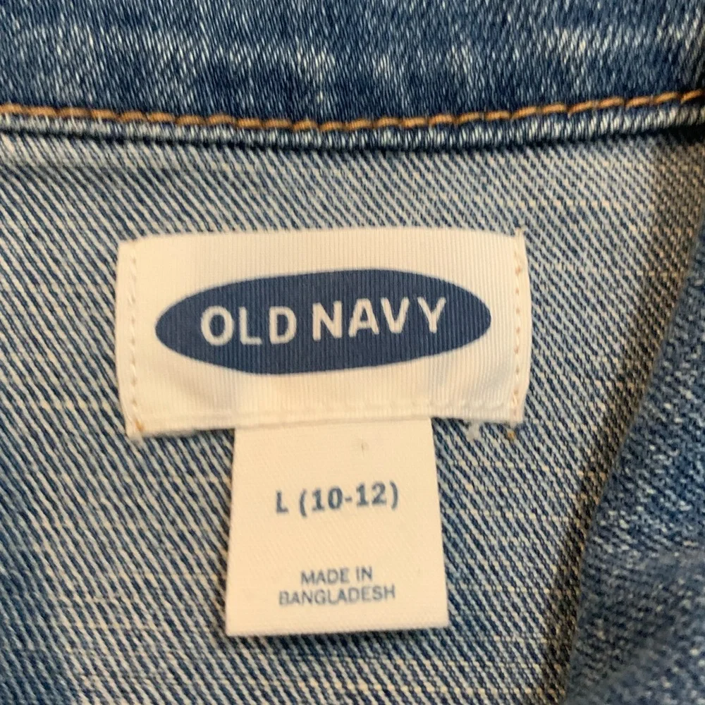 Girl’s Old Navy Denim Jean Jacket Large (10-12).